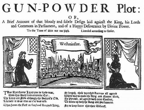 A report of the Gunpowder Plot